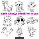 Free Printable Baby Animal Coloring Pages For Kids sketch template