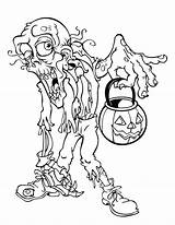 Scary Zombie Coloring Pages At GetDrawings  Free Download sketch template