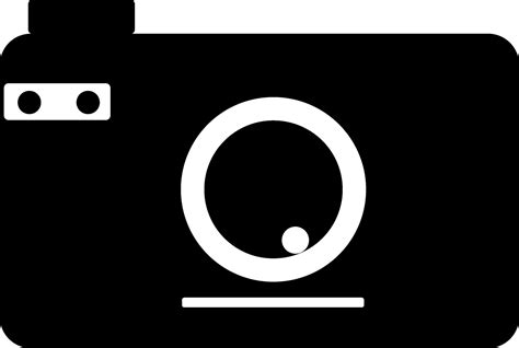 Isolated camera in Black and White color. 25089645 Vector Art at Vecteezy