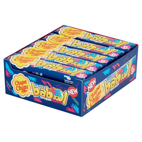 Chupa Chups Big Babol Blue Raspberry Flavour Soft Bubble Gum 6 Pieces 27.6g | BB Foodservice