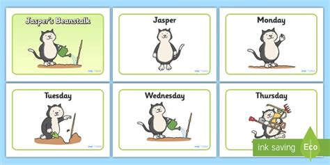 FREE! - Visual Aids (A4) to Support Teaching on Jasper's Beanstalk