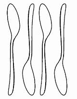 Utensils Coloring Pages Free Printable PDF sketch template