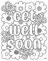Get Well Soon Color Pages A Creative And Caring Way To Show Support sketch template