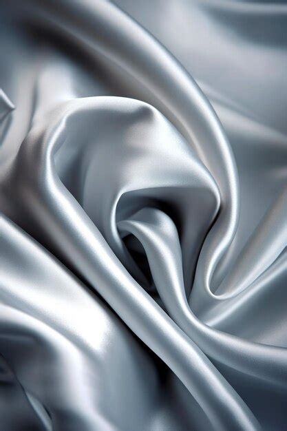 Premium AI Image | pure white satin fabric