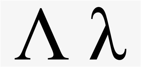 Download Upside Down A Math Symbol Images - Greek Lambda | Transparent PNG Download | SeekPNG