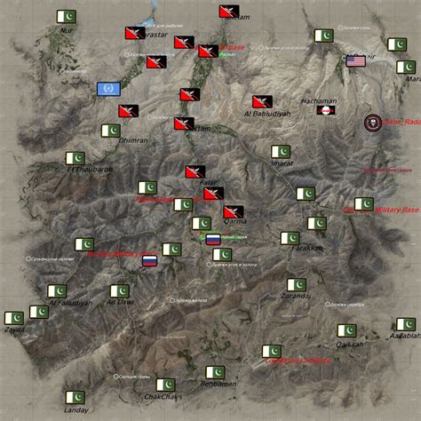 Current map of Takistan territories This process is an interaction between peacekeeping missions ...