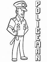 Police Officer coloring Pages sketch template