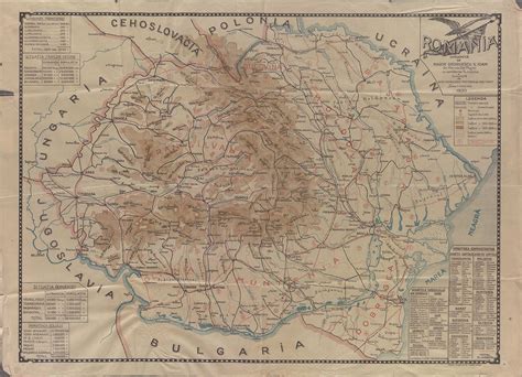 Romania 1930 | Romania map, Vintage romania, Historical maps