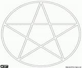 Pentacle Coloring Pages sketch template