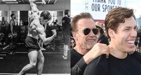 Joseph Baena Hits Bodybuilding Poses Made Famous By His Father, Arnold ...