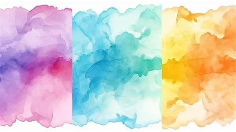 Vibrant Collection Hand Drawn Abstract Watercolor Textures Background, Watercolor Background ...