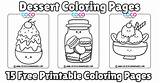 Dessert Coloring Pages  15 Free Printable Cute sketch template