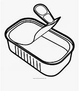 Tin Can Coloring Page  Free Transparent Clipart ClipartKey sketch template