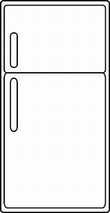 Colouring Picture Of Refrigerator  ClipArt Best sketch template