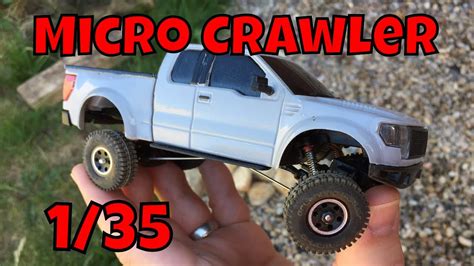 Awesome Micro Crawler Micro Crawling! Worlds smallest RC crawler. upgraded 1/35 scale - YouTube