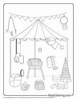 100  Circus & Carnival coloring Pages Free PDF To Print Woo Coloring sketch template