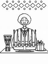 Kwanzaa Coloring Page sketch template