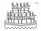 Happy Birthday Coloring Pages – 30 Printable  Easy sketch template