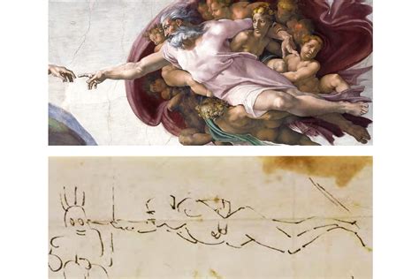 Michelangelo Famous Painting The Creation Of Adam