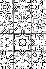Coloring Pages Islamic Patterns How To Draw sketch template