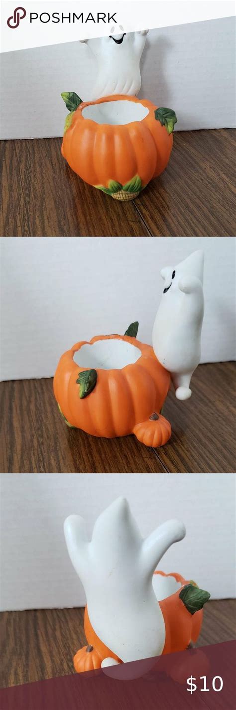 PartyLite Halloween Ghost P7176 Votive Candle Holder Tealight Holiday in 2022 | Votive candle ...