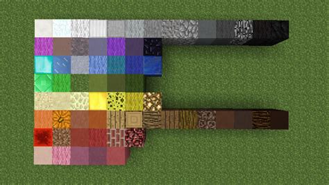 Flat Colored Blocks Mod for Minecraft 1.18.2/1.18/1.17.1