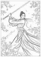 Mulan Coloring Pages  Color The Magic Of – MrColoringCom sketch template