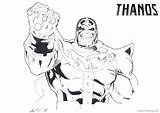 Thanos Coloring Pages Infinity Gauntlet By Sabretooth451  Free sketch template
