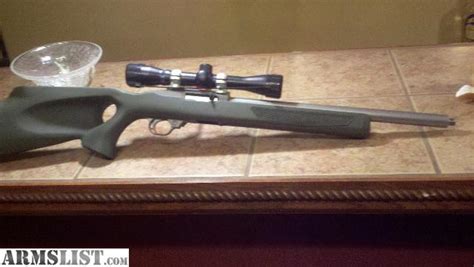 ARMSLIST - For Sale/Trade: Stainless Ruger 10/22 bull barrel thumbhole ...