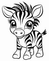 Zebra Coloring Pages sketch template