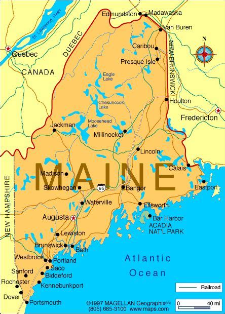 Maine - USA | Maine map, Maine travel, Maine vacation