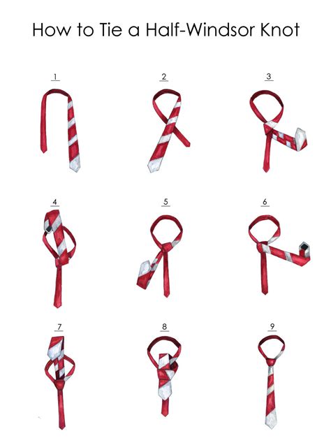 How to Tie a Half-Windsor Knot - LESOVS