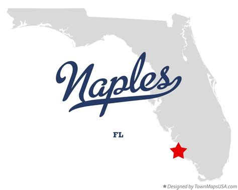 Map of Naples, FL, Florida