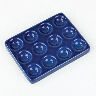 Spot Plate, Porcelain, Blue | Flinn Scientific