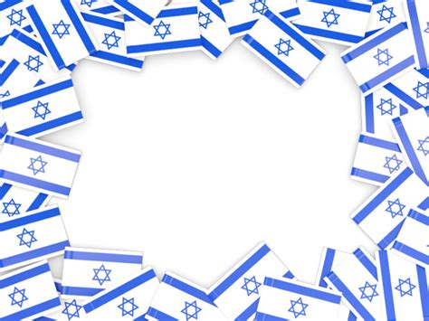 Israel Flag Frame Picture PNG Transparent Background, Free Download ...