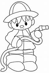 Firefighter Hat Coloring Page  Home sketch template