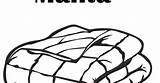 為孩子的色頁 Blanket  Free coloring pages sketch template