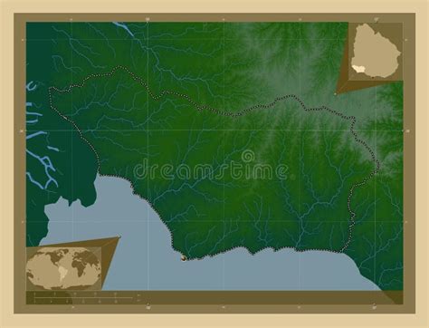 Colonia, Uruguay. Physical. Capital Stock Illustration - Illustration ...