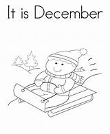 December Coloring Pages  Best For Kids sketch template