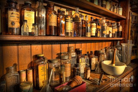 Pharmacy - Victorian Apothecary Photograph by Lee Dos Santos - Pixels