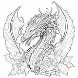 Unleash Your Inner Artist With Dragon Coloring Pages sketch template