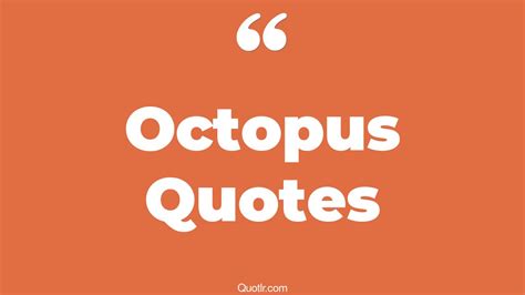 45+ Cheering Octopus Quotes That Will Unlock Your True Potential