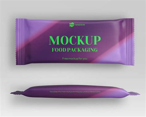 Food Packaging Mockup Templates In PSD