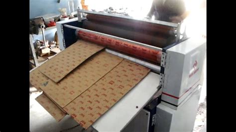 Roller Printing Machine - YouTube