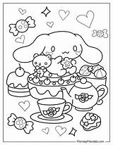 22 Cinnamoroll Coloring Pages Free PDF Printables  Hello Kitty sketch template