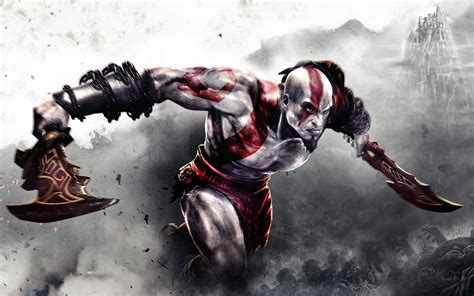 Kratos fighting in God of War 3 HD desktop wallpaper : Widescreen ...