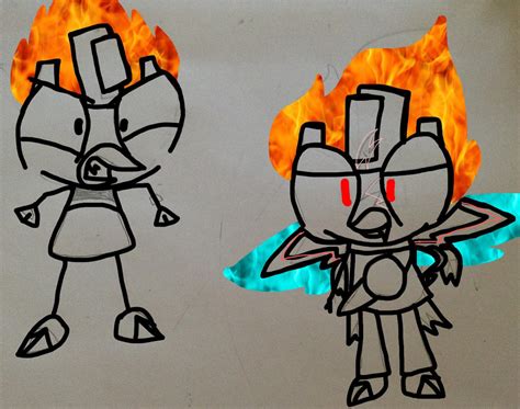 [Kjay747-400] Mixels - Flain VS Hikaru by InferniteAura21 on DeviantArt