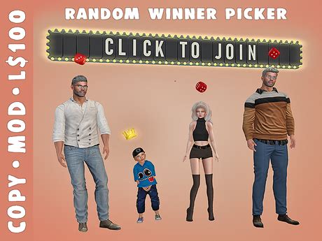 Second Life Marketplace - Random Winner Picker - Game Machine