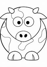 Big Fat Cows Coloring Pages  Kids Play Color sketch template