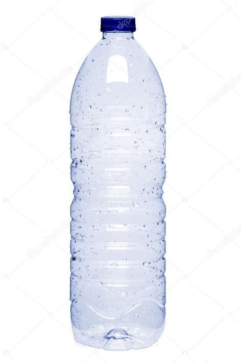 Empty plastic water bottle — Stock Photo © membio #43340425